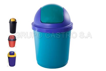 Foto de Basurero 36lts neoplast c/tapa 40alt x diam40.5 cms  #1BSPEQ (18)