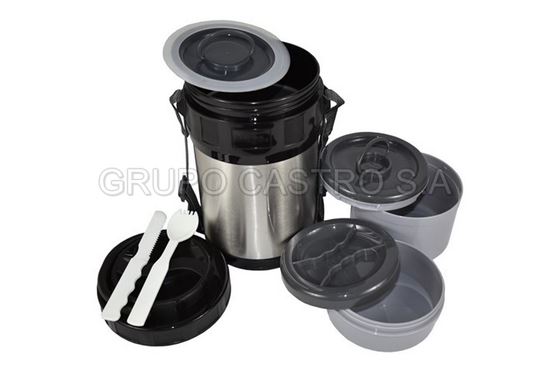 Foto de Termo p/comida Acero Inox 2 ltrs MEGA SSF200BSGB (6)