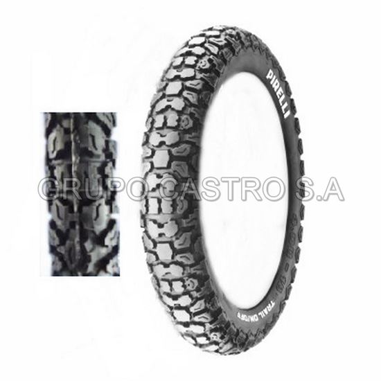 Foto de Llanta moto 3.00-21,933 6PR fortune tracción