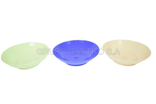 Foto de PLATO SEMIHONDO ARROCERA  03048 TACOPLAST PLASTICO 5ALx20AN cms