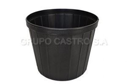 Foto de MACETA #7 NEGRA (400..N) SALVAPLASTIC 16alt x 18anCMS 7386017300