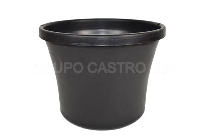 Foto de MACETA #10 NEGRA (1000..) SALVAPLASTIC 19alt x 25anCMS 8300040000