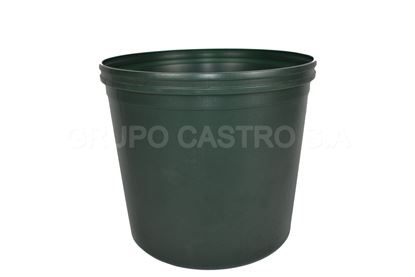 Foto de MACETA #11 VERDE (1200..V) SALVAPLASTIC 24alt x 27anCMS 7395035600