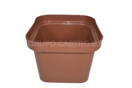 Foto de Maceta Cuadrada Terracota Salvaplastic 12.5altx16an cms 8001037400
