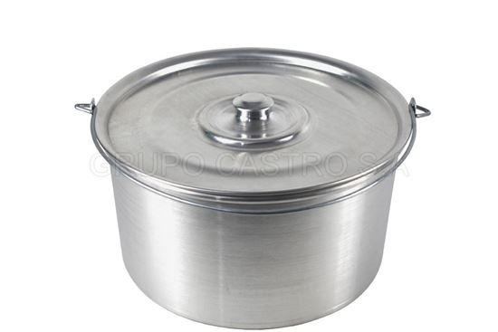 Foto de Olla aluminio manilla alambre #26  4 LTRS