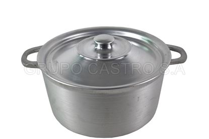 Foto de OLLA #3 ALTA FUNDIDO TAPA ALUMINIO 13x25.50 cms (4.5LTRS)