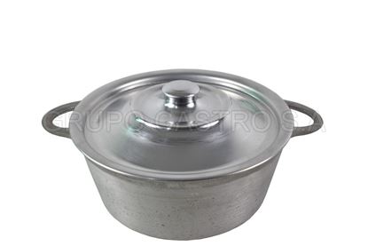 Foto de OLLA #3 BAJA FUNDIDO TAPA ALUMINIO 10x23 cms (2.6LTRS)