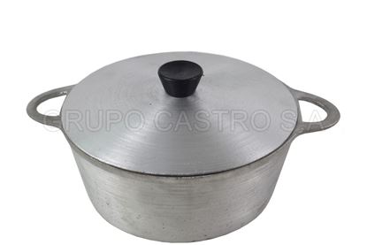 Foto de Olla c/tapa fundido #3 baja 10x23 cms (2.6LTRS)