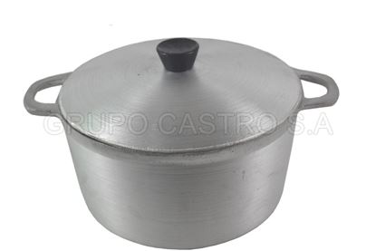 Foto de Olla c/tapa fundido #3 alta 13x25.50 cms (4.5LTRS)