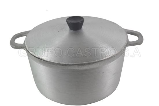 Foto de Olla c/tapa fundido #3 alta 13x25.50 cms (4.5LTRS)