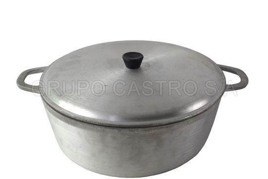 Foto de Olla c/tapa fundido #8 baja 12,5x37 cms