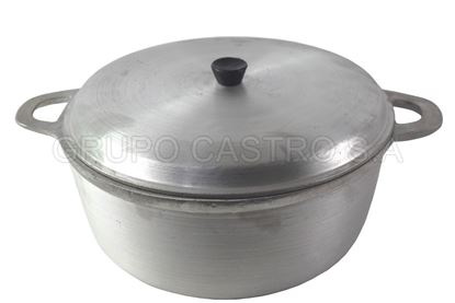 Foto de Olla c/tapa fundido #9 baja 16x38 cms