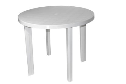 Foto de MESA REDONDA BLANCA NEOPLAST 1MESAREDS 74.5altx89di cms