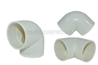 Foto de CODO PVC 2" 90  GET42-37 SCH40/D2466(70) pared gruesa