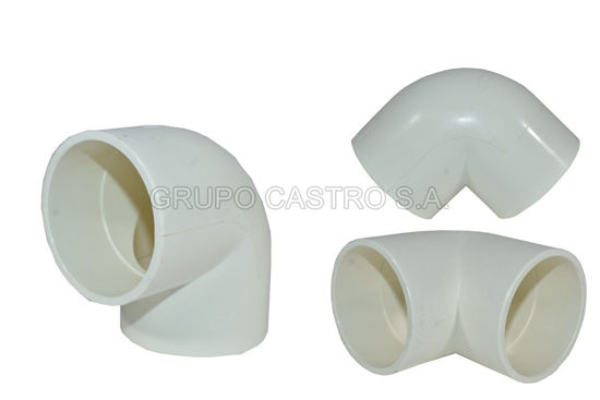 Foto de CODO PVC 2" 90  GET42-37 SCH40/D2466(70) pared gruesa