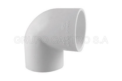 Foto de Codo PVC liso 90° 3/4" PH-UGC034-SCH40