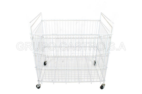 Foto de Exhibidor Rectangular ruedas bolas Metal MB92604 75altX50ancX75larg cms