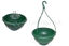 Foto de Maceta Colgante Verde c/plato y sercha spartaplast 0167 29x15 cms 6 ltrs