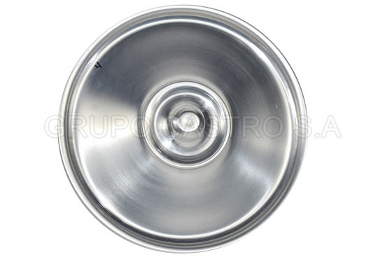 Foto de TAPA ALUMINIO #4 BAJA 28cm 