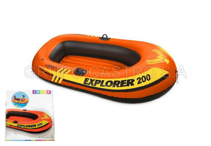 Foto de INFLABLE LANCHA 200 BOTE 58330NP INFLABLE INTEX (185x94x41cm)