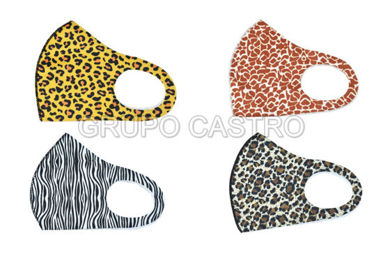 Foto de MASCARILLA TELA PROTECTORA ADULTO DECORADO LC90046-288C 