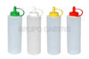 Foto de FRASCO SALSERO RECTO COLORES TRANSPARENTE APG-1035/1036 16ONZ/473ML (144)