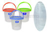Foto de Balde 1 ltr con tapa plástica Rey BLX003000 12,6 al x13,5anc cms