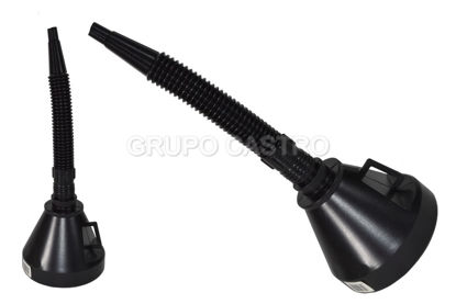 Foto de Embudo plastico extensión 14anc37larg cms N22-00358/MU0333/MU012 negro (24)