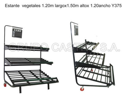 Foto de Estante  vegetales 1.20m largox1.50m altox 1.20ancho