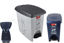 Foto de Papelera pedal 10lt blanco care the earth estra 4-1038351 33LX20ANX32AL P0.97kg