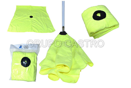 Foto de PAÑO MICROFIBRA DE PISO 70CMX40CM AMARILLO