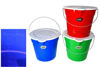 Foto de Cubeta c/medidas 10 ltrs c/tapa AA1122V 24x30 cms megaplast
