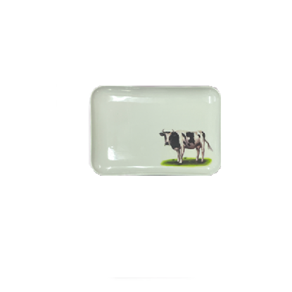 Foto de BANDEJA RECTANG VACA MELAMINA 11.4"X7.8" UM-BP-CB-CF T-6B.MT