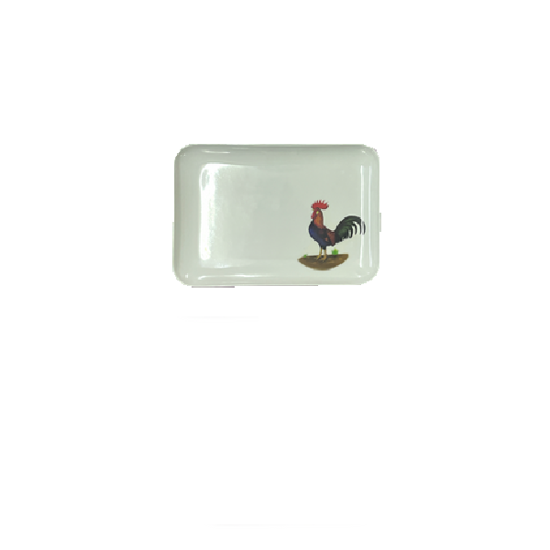 Foto de BANDEJA RECTANG GALLO MELAMINA 11.4"X7.8" UM-BP-CB-CF T-6B.MT