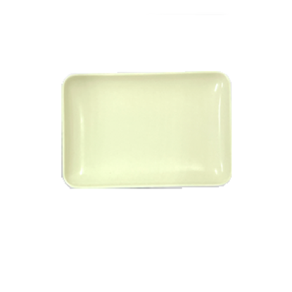 Foto de BANDEJA RECTANG CREMA MELAMINA 8"X5-1/2" UM-CR-SB-SF T6-D.03CR