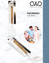 Foto de Espatula Silicon CWC Blanca Mango Madera MWS01-WHT 33 cms