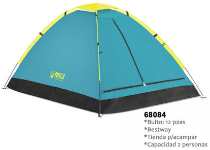 Foto de Tienda Acampar 68084 2 pers Bestway Pavillo largo 2.05 ancho 1.45 alto 1 mtr 152KG