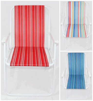 Foto de Silla playera tela CY-8016 (110kg ) 53X54.X72cms  Leo Star