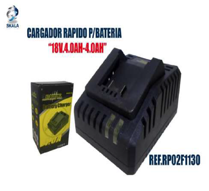 Foto de CARGADOR RAPIDO BATERIA RAPTOR 18V-4.0AH RP02F1130 (20)