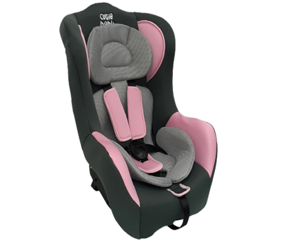 Foto de SILLA AUTO BEBE 679-L593022A GRIS/ROSADO 73X44X30CMS maximo18kilos 110 cms altura maxima 