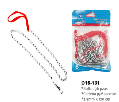 Foto de Cadena perro metal 2.5mmx1.2mts D16-131 (96)