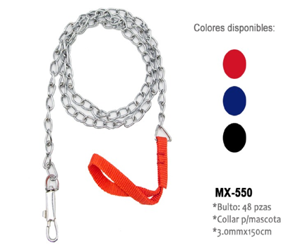 Foto de Cadena perro metal 3.0mmx1.5mts MX-550 (48)