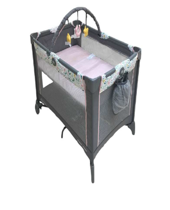 Foto de ENCIERRO BEBE 39"X28" GRIS-ROSADO 678-2120159