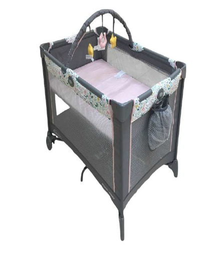 Foto de ENCIERRO BEBE 39"X28" GRIS-ROSADO 678-2120159