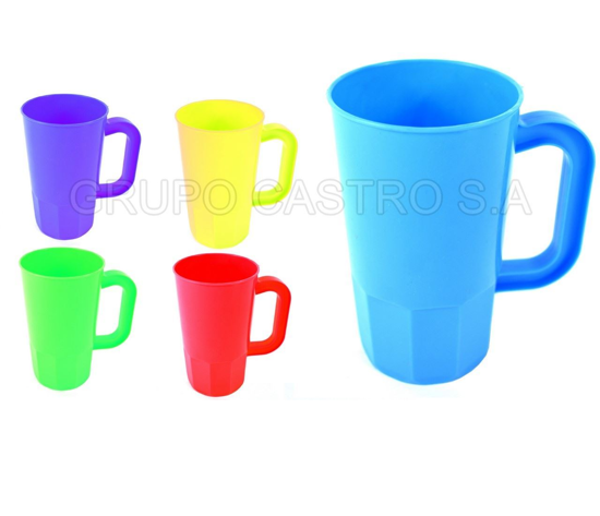 Foto de Jarra plastica cervecera sin/tapa 1TAR 13.2X 7.8 cms14.2onz(192) plastiexport