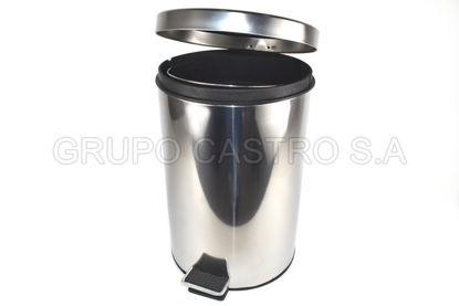 Foto de Basurero Acero 8 ltrs Pedal M8A2601 22.5anx33alt cms (12)
