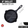 Foto de SARTEN HIERRO 01-34405 20X7.1CMS 8" 1LTR VICTORIA 1.5KG