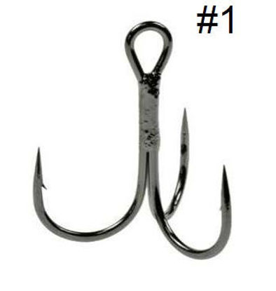 Foto de ANZUELO PARA PESCA PIÑA-TRIPLE #1 (2.7cm)SET 100PCS  MBQ2607