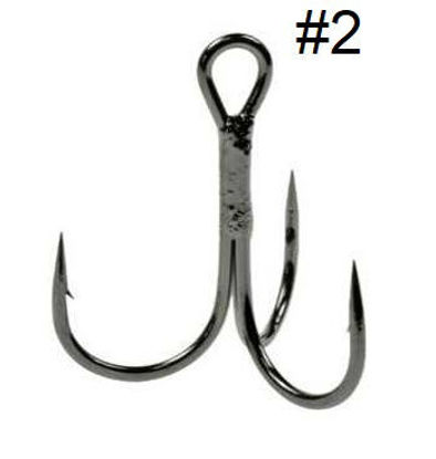 Foto de ANZUELO PARA PESCA PIÑA-TRIPLE #2 (3.2cm)SET 100PCS  MBQ2608