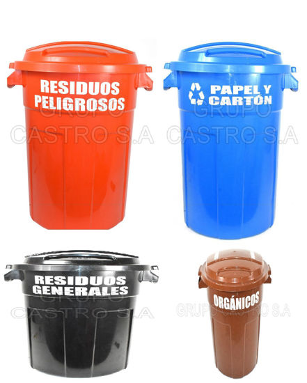 Foto de Tacho Rey #140 c/t Logo Azul Papel-Cartón 64.5larg,58.3anc,81.3 alt cms 122.5 ltrs TCX012289 (10)